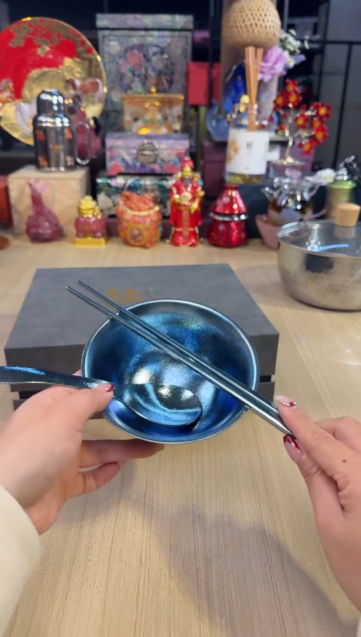 67纯钛一人食-蓝色