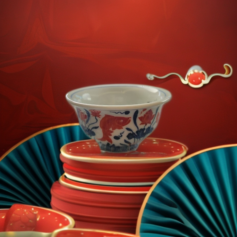 景德镇宁封窑茶杯49  NFHGCJ1237