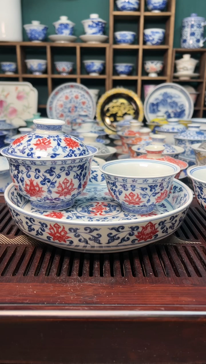 【闪购商品】景德镇高温陶瓷茶具8888