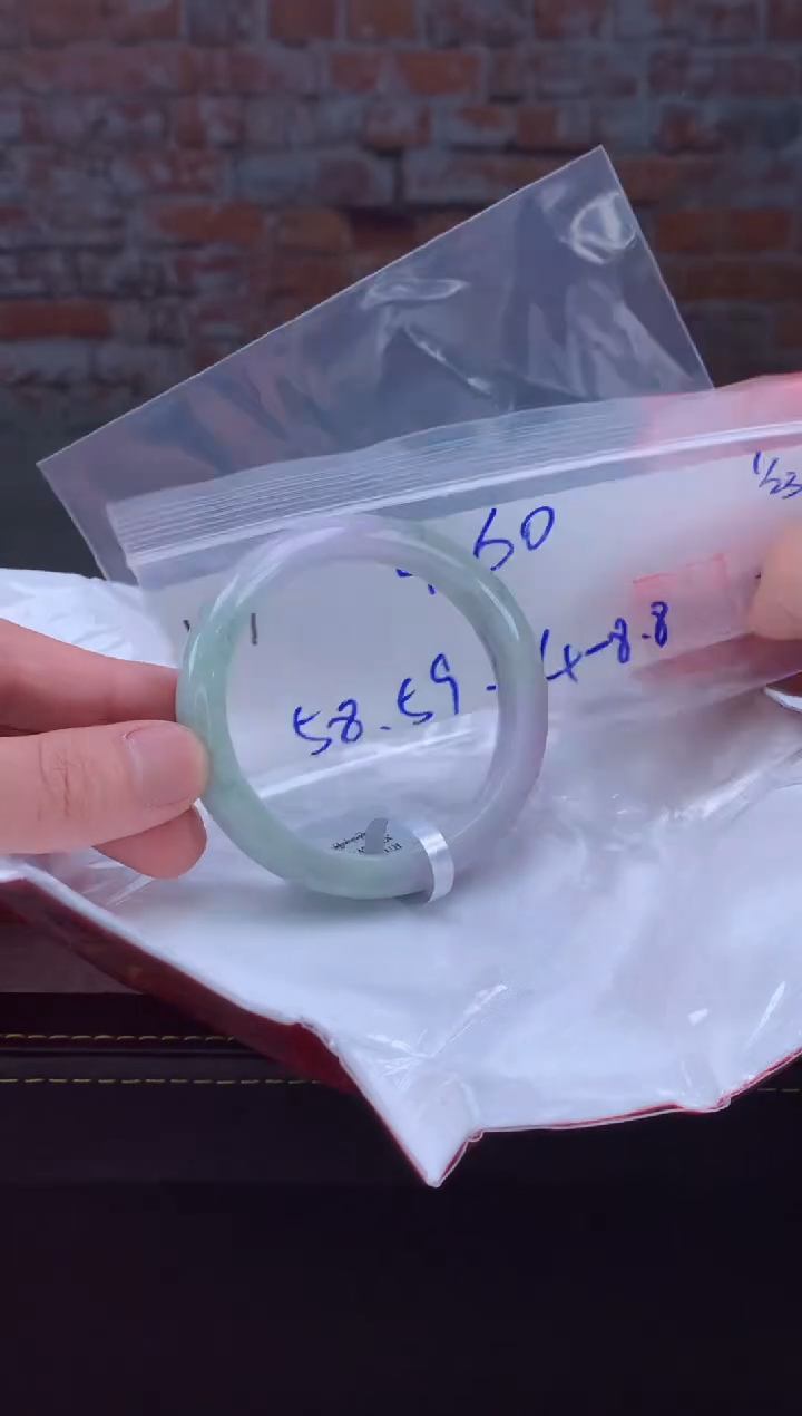 【闪购商品】定制翡翠未镶嵌毛货手镯需精细抛光/手镯57