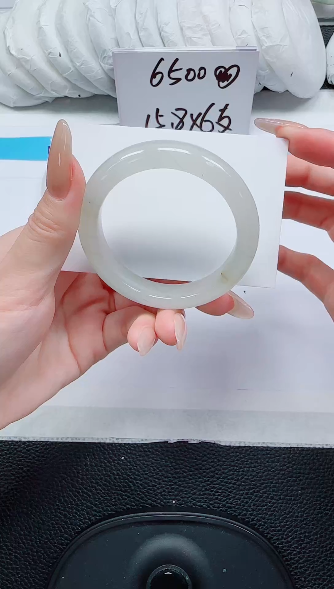 未镶嵌手镯石英质玉82-50/51