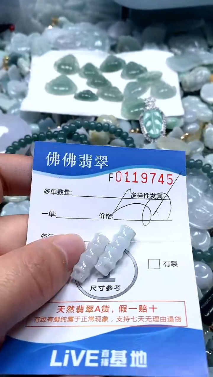 【闪购商品】翡翠颈饰未镶嵌闪购商品0119745