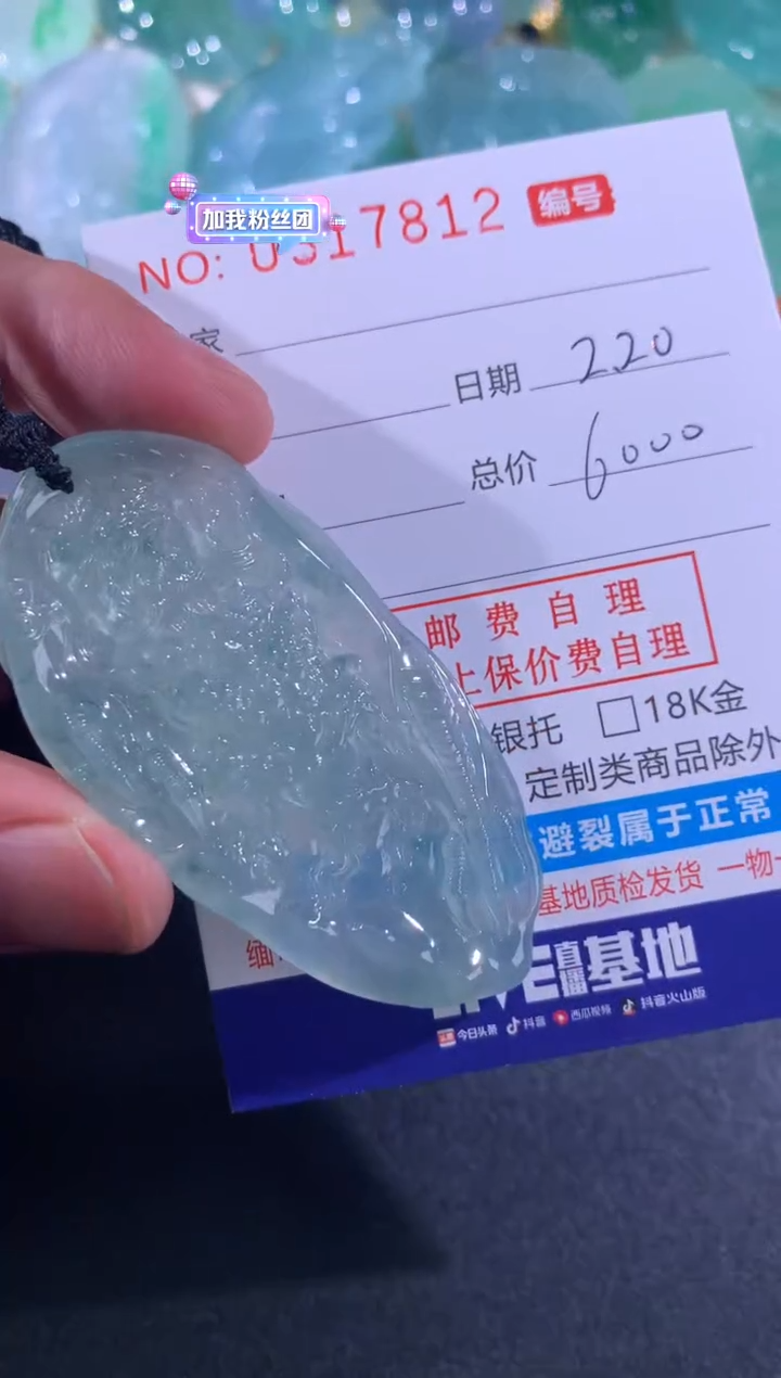【闪购商品】翡翠颈饰未镶嵌天然A货翡翠