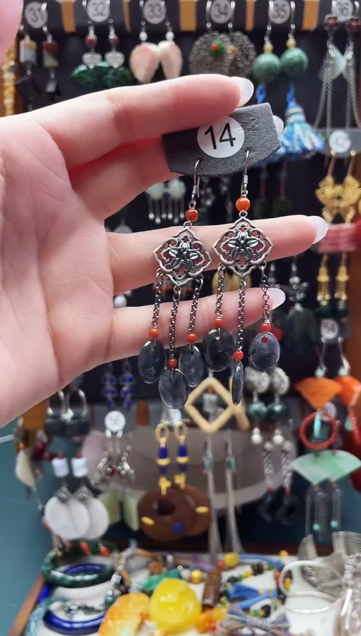 未镶嵌翡翠耳饰饰品