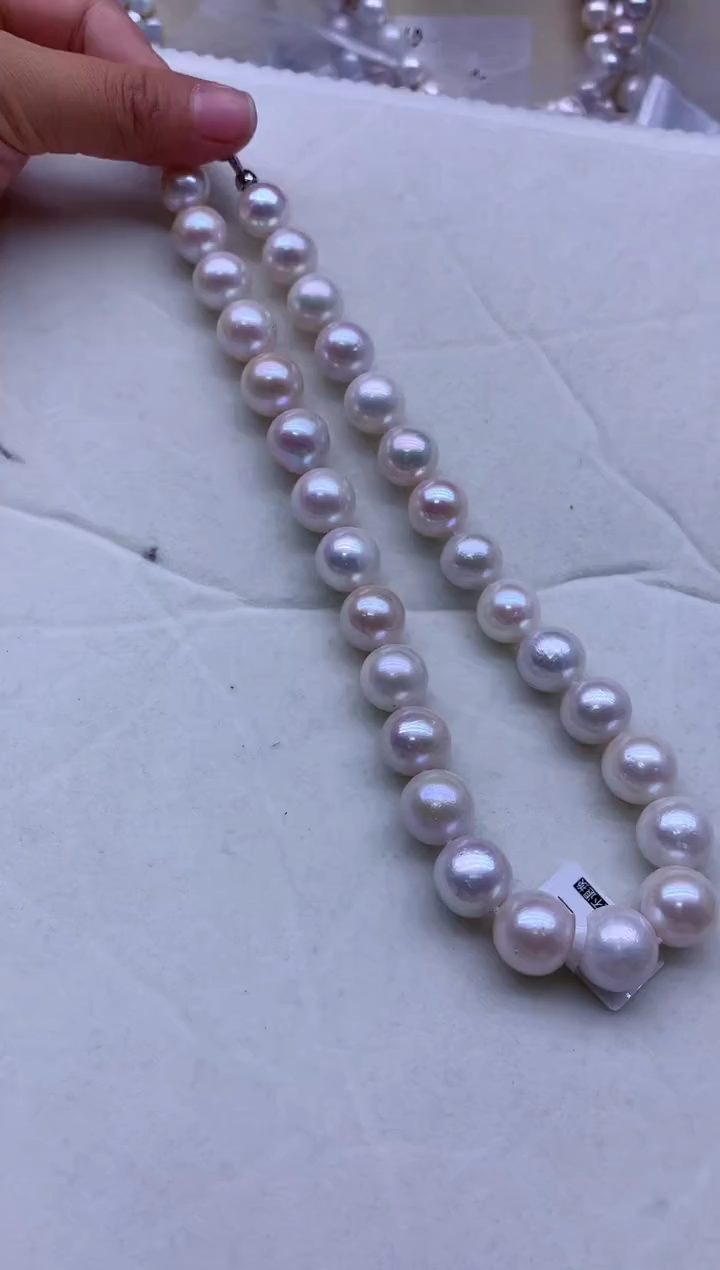 【闪购商品】淡水珍珠项链银S925镶嵌淡水珍珠项链