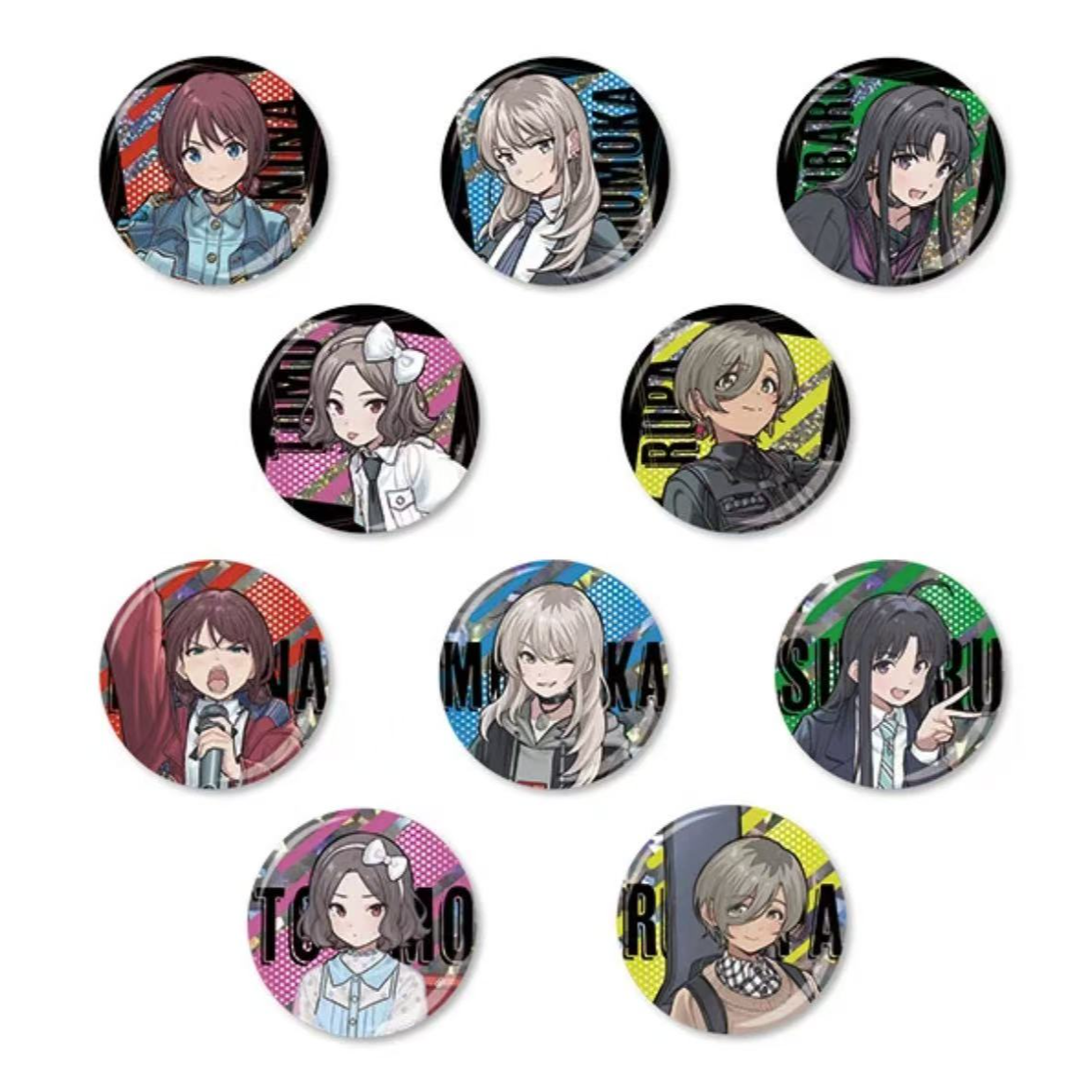 【国现】哭泣少女乐队 gbc东京展 闪吧唧 冰箱贴