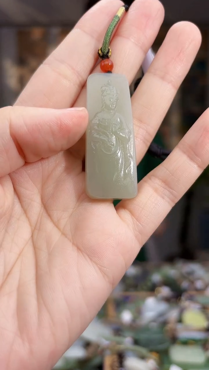 未镶嵌和田玉挂件拍一发一