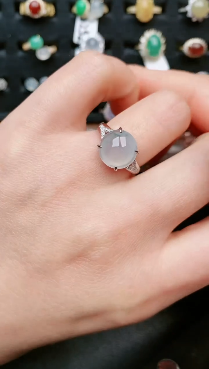 【闪购商品】翡翠戒指银S925镶嵌.....