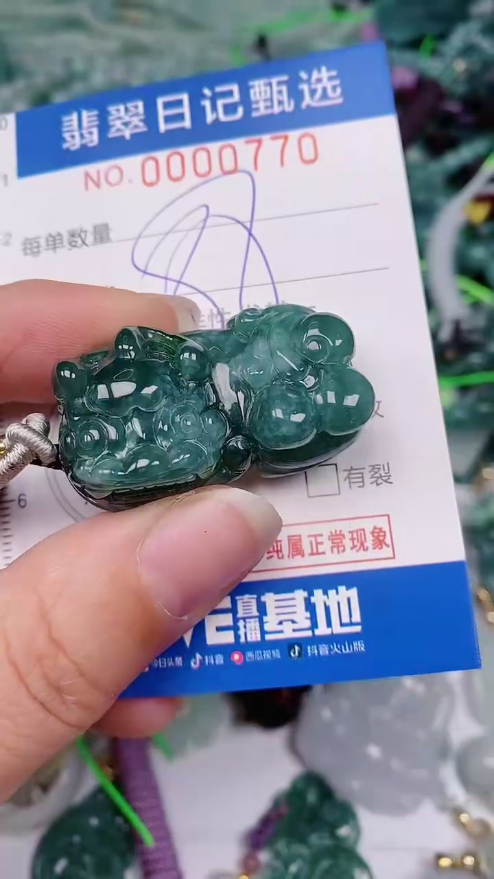 【闪购商品】翡翠颈饰未镶嵌00000770