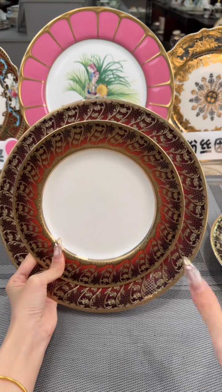 【闪购商品】瓷片10.5+8英寸大小盘福利款