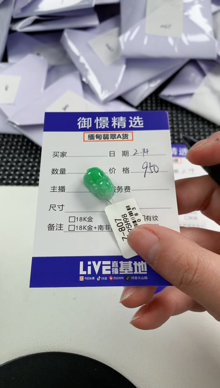 【闪购商品】翡翠颈饰未镶嵌66          