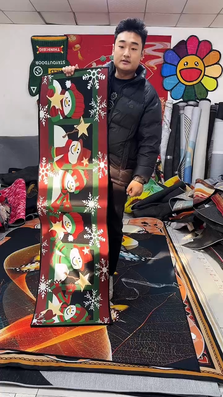 棉麻绒026    50*180（全新