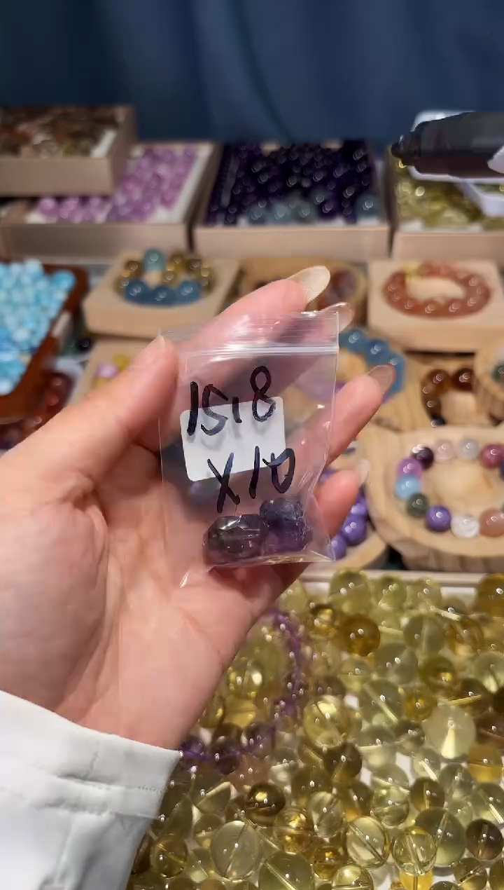 未镶嵌手串水晶人***气R37超七随行两颗拍10件