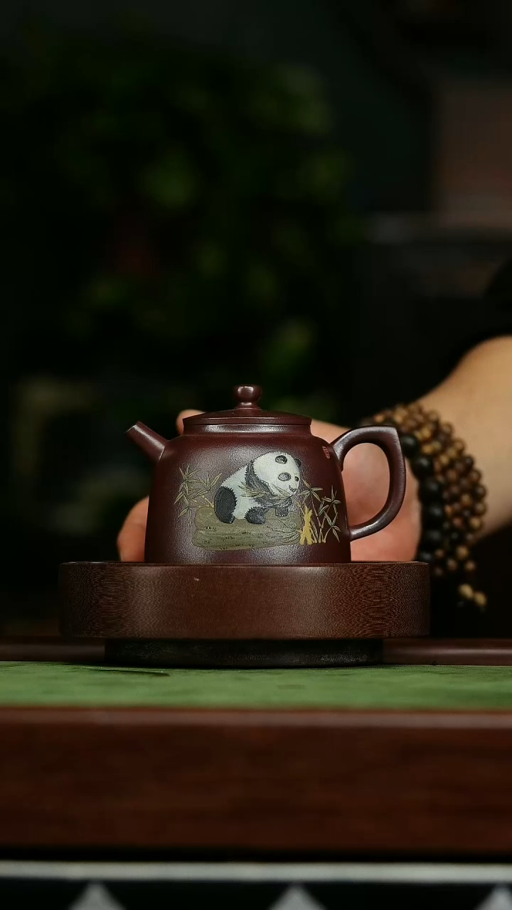 茶壶紫砂j15汉铎石红*魏顺妹