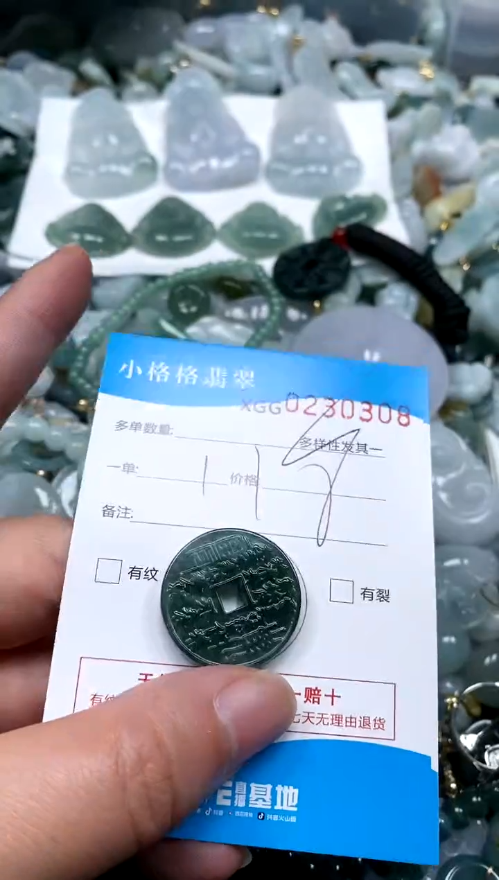 【闪购商品】翡翠颈饰未镶嵌闪购商品0230308