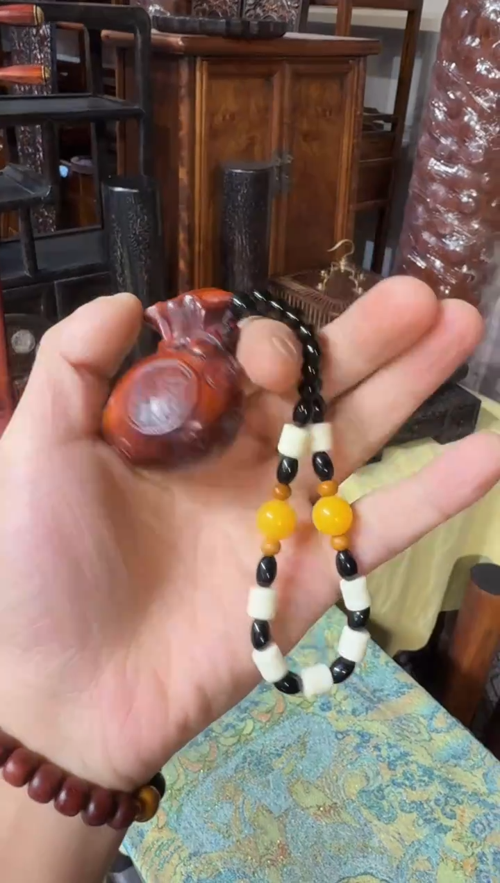 檀香紫檀（小叶紫檀）小叶紫檀钱袋11111111