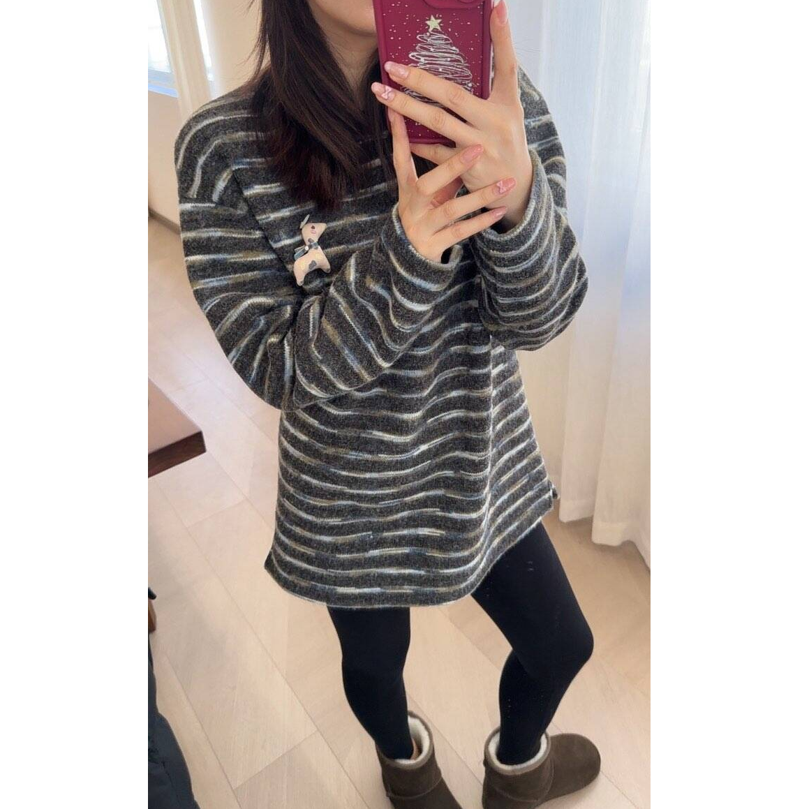 Y.M | 小马历险记 焊身上！复古滤镜软绒加绒加厚慵懒藏肉卫衣1527