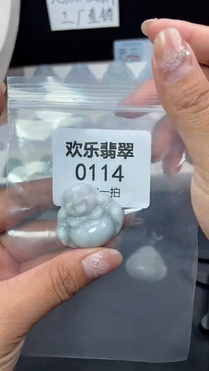 颈饰未镶嵌翡翠缅甸天然翡翠0114