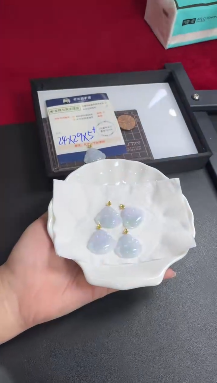 【闪购商品】翡翠挂件18K金镶嵌佛公FL14配绳/多样性发其一CP