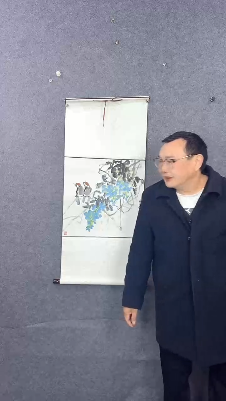 国画115*48吴铁成作品