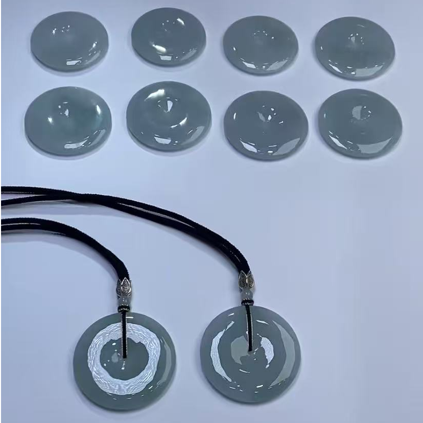 2219730/天然缅甸翡翠A货平安扣   多样性一件发