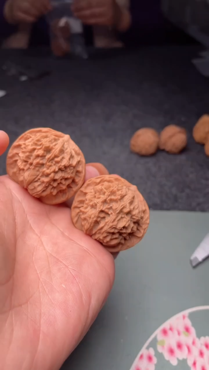 把件文玩核桃a376   盘龙纹 41尺