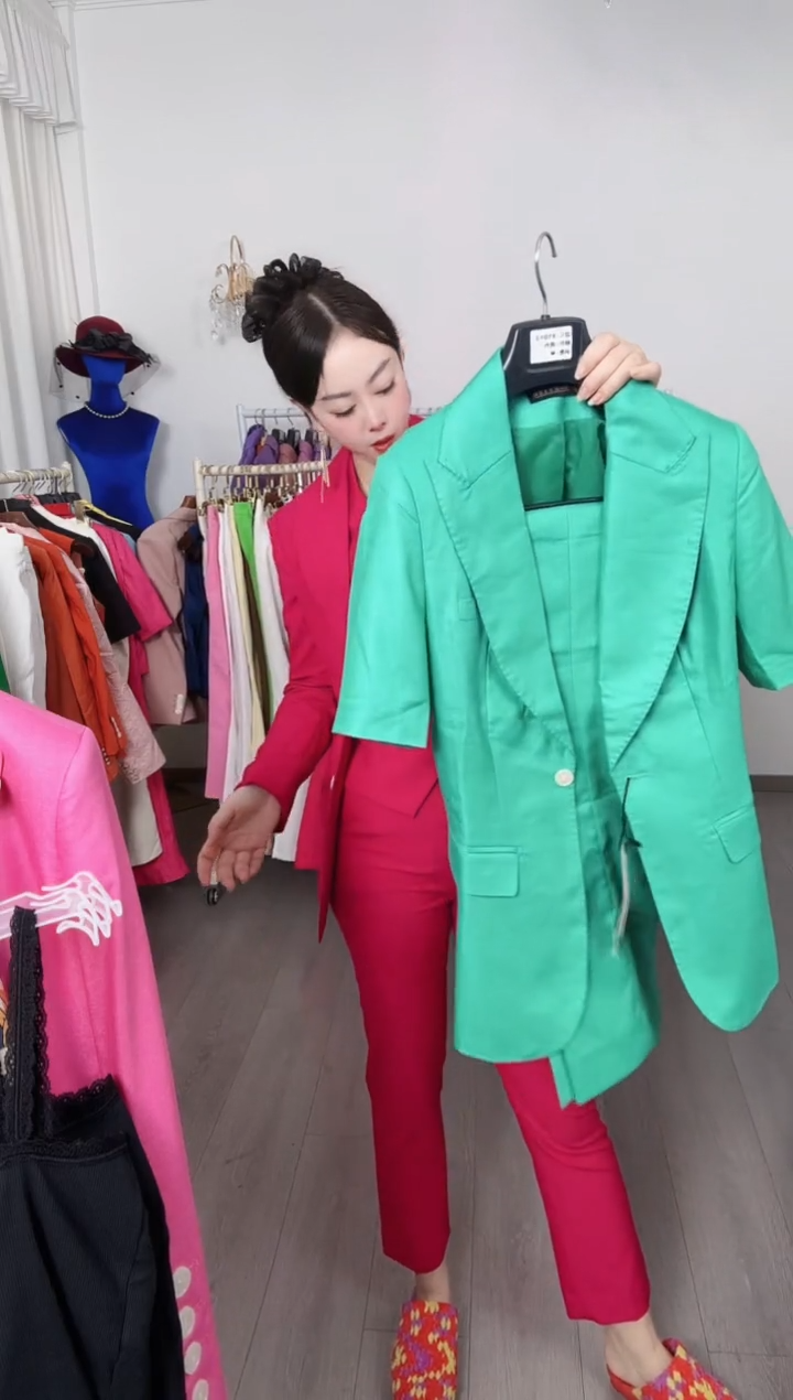 M码九分裤套装（默认微瑕、不退不换）