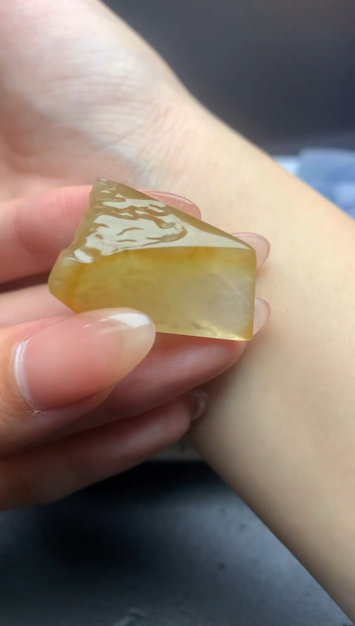 【闪购商品】翡翠颈饰18K金镶嵌净货