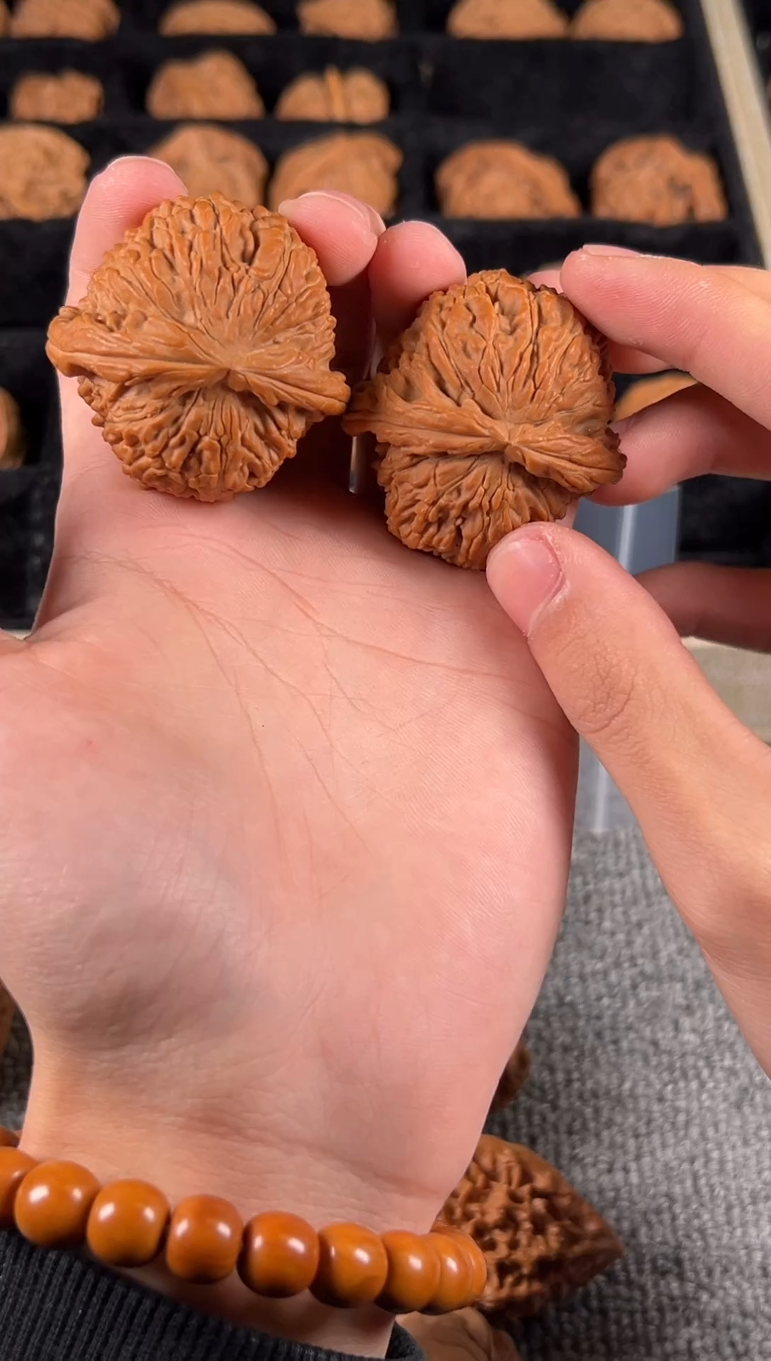 吊坠文玩核桃全品44尺球白13号