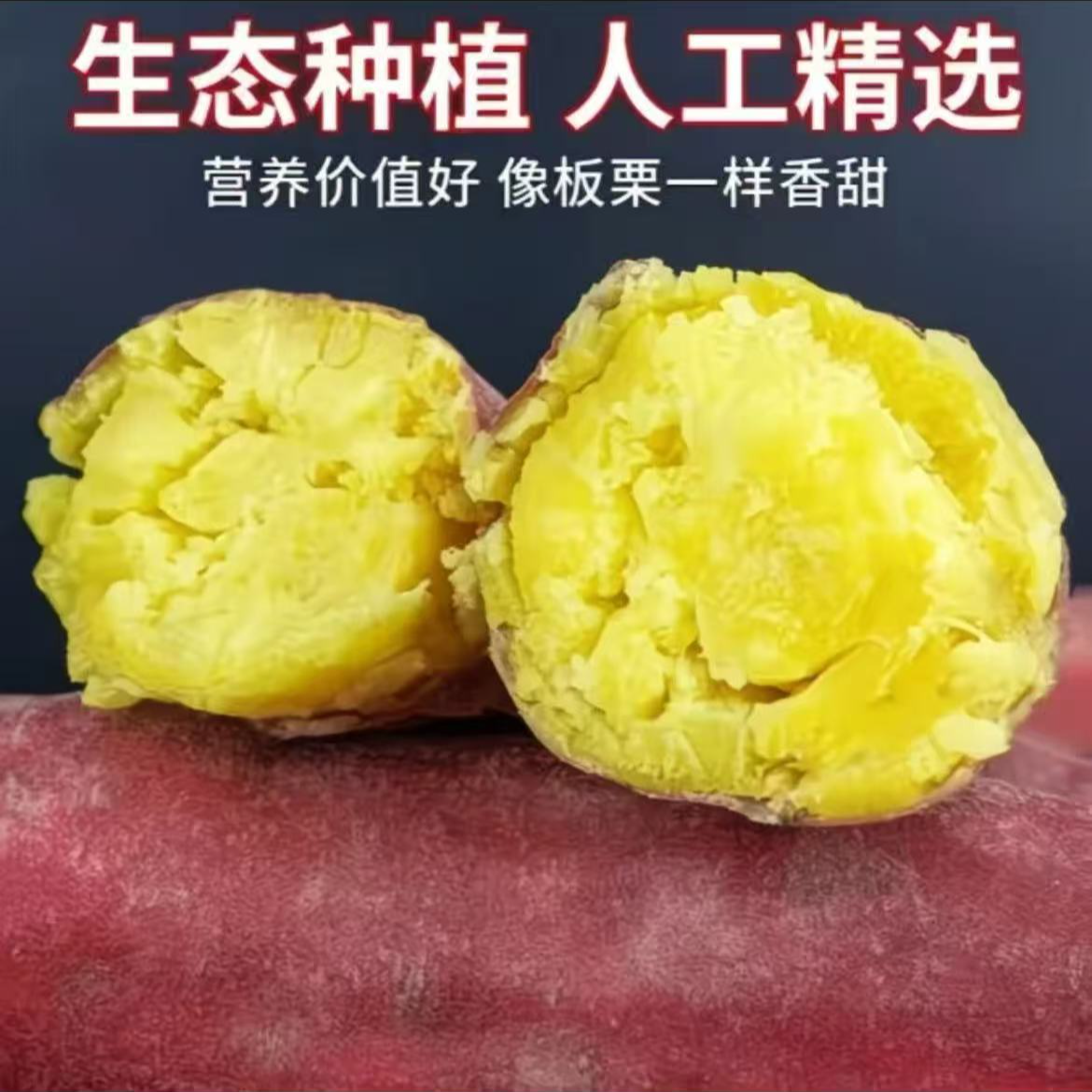 【3斤送2斤】正宗新鲜板栗红薯粉面番薯粗粮小香薯烤地瓜甜5斤代餐