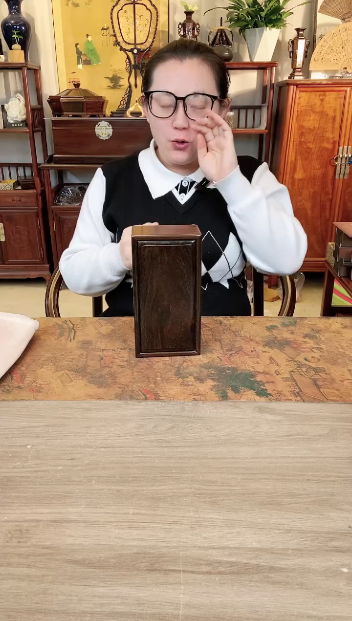 【闪购商品】红酸枝木类成套家具大红酸枝 抽拉盒21*11*6.5