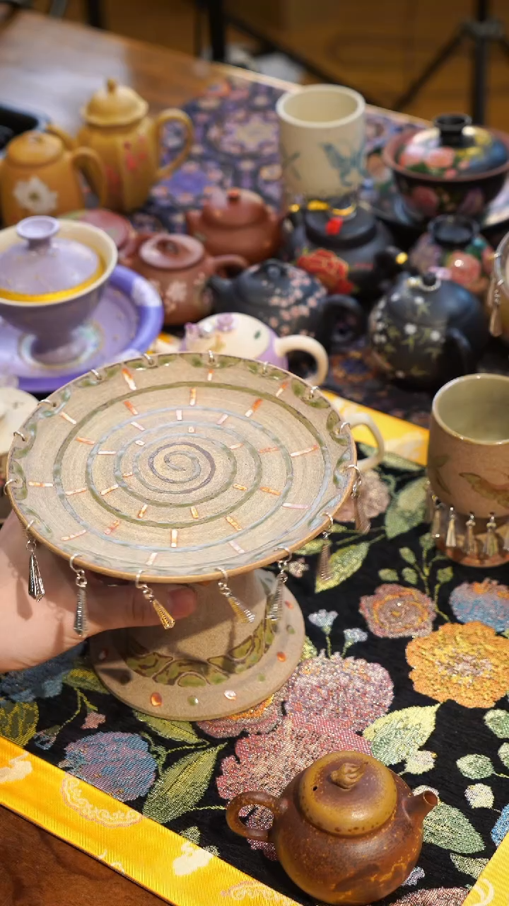 【闪购商品】瓷片壶承会转大碗茶的茶器