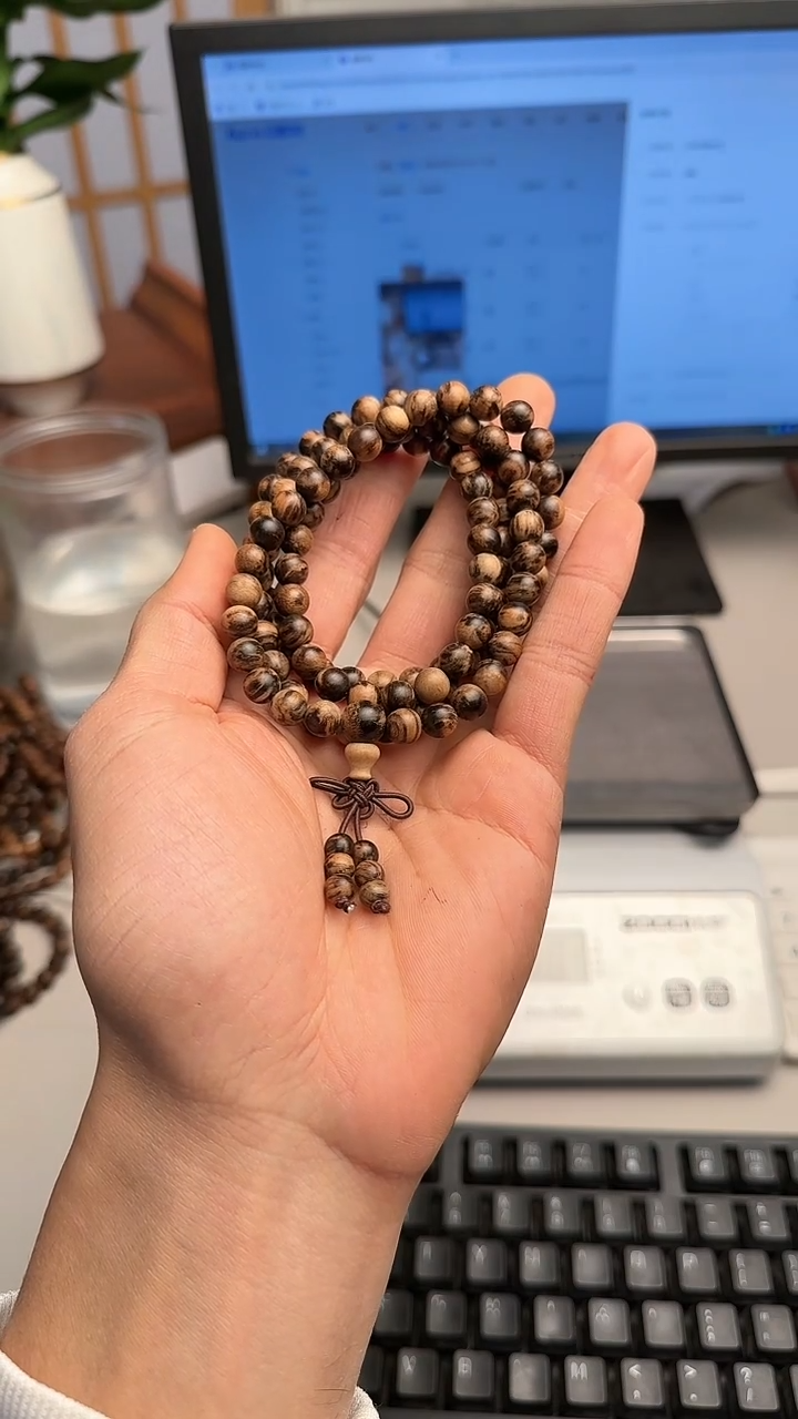 【闪购商品】沉香手串芽庄沉香虎斑