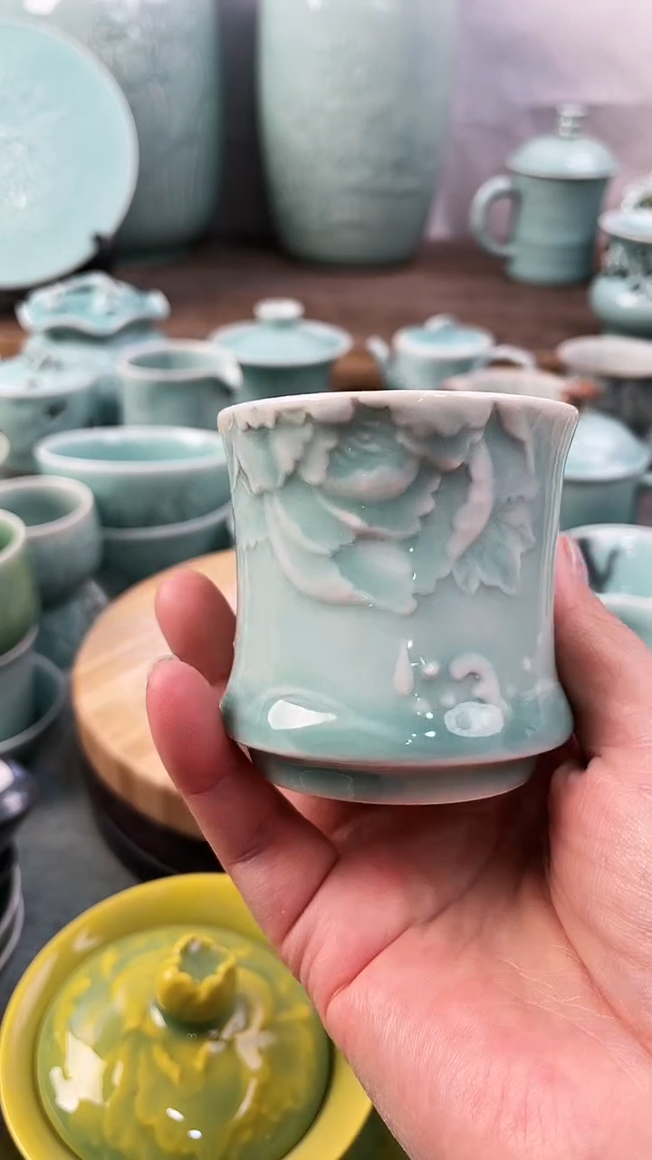 【闪购商品】特价 微瑕 慧仙青瓷