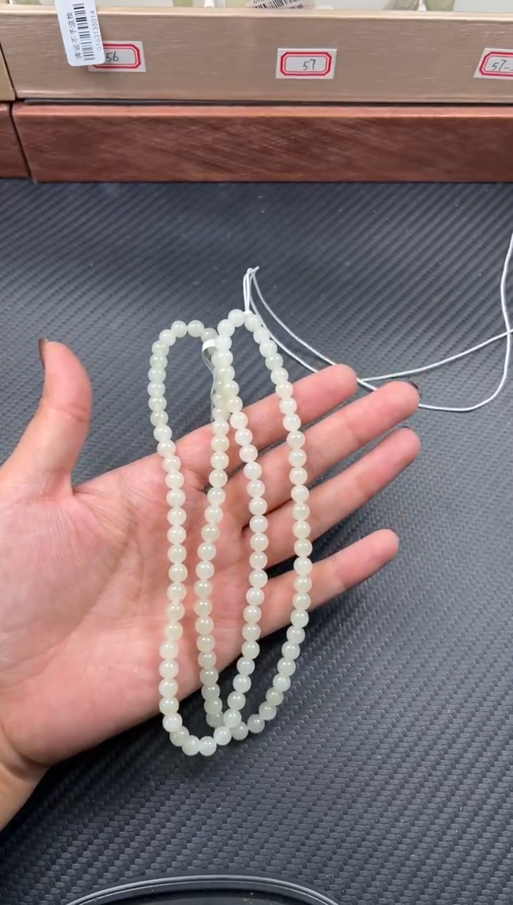 未镶嵌手串和田玉且末迪克兰一细微色差长链卡6