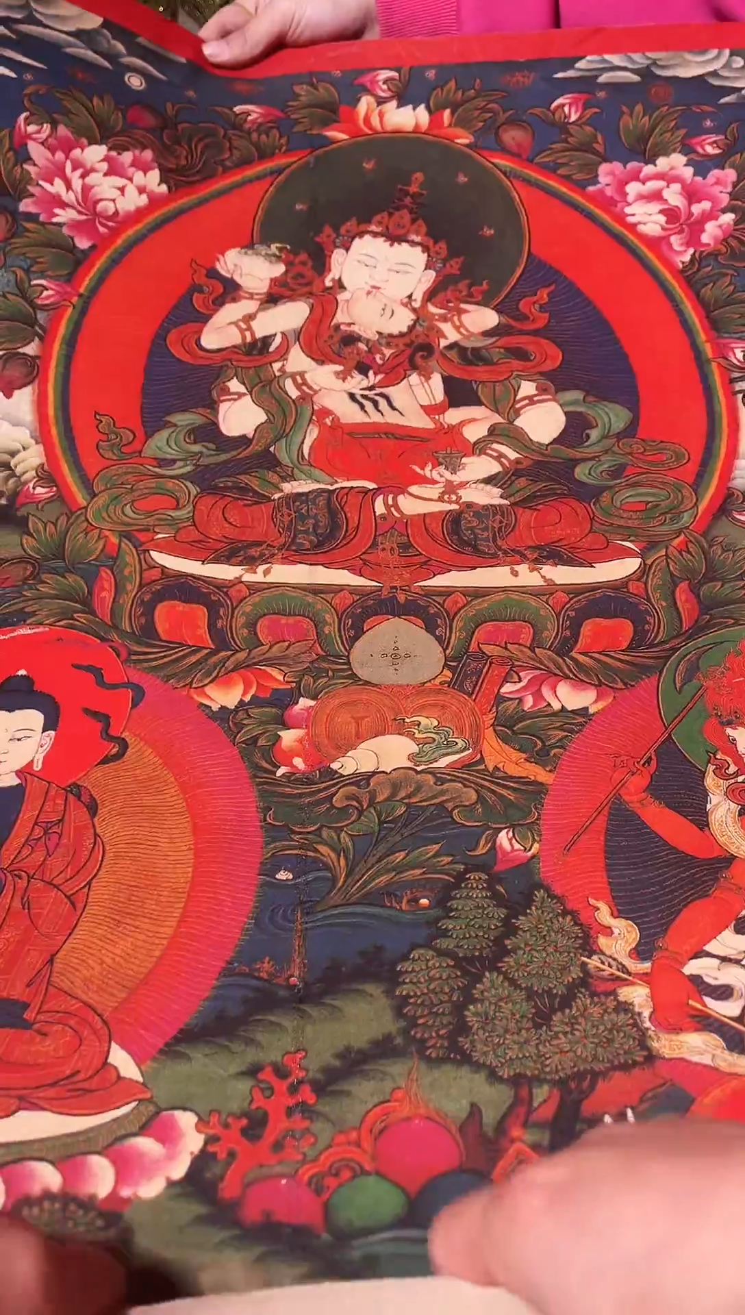 卷轴画卷轴画帅帅的唐卡