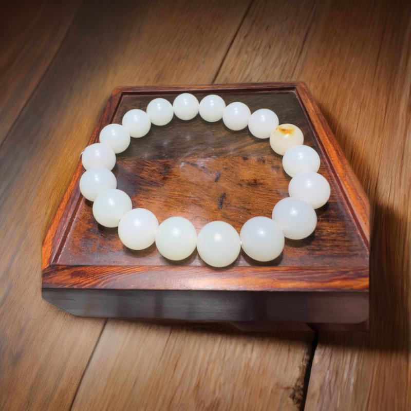 和田玉手串未镶嵌