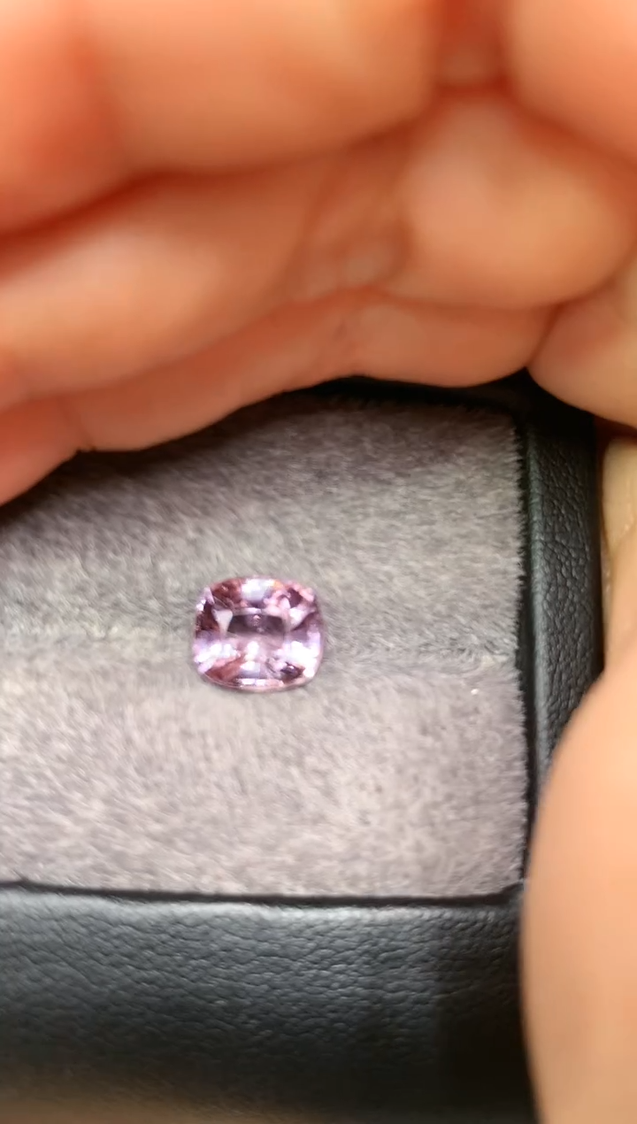 【闪购商品】定制尖晶石裸石未镶嵌枕型 紫色调 3.22ct