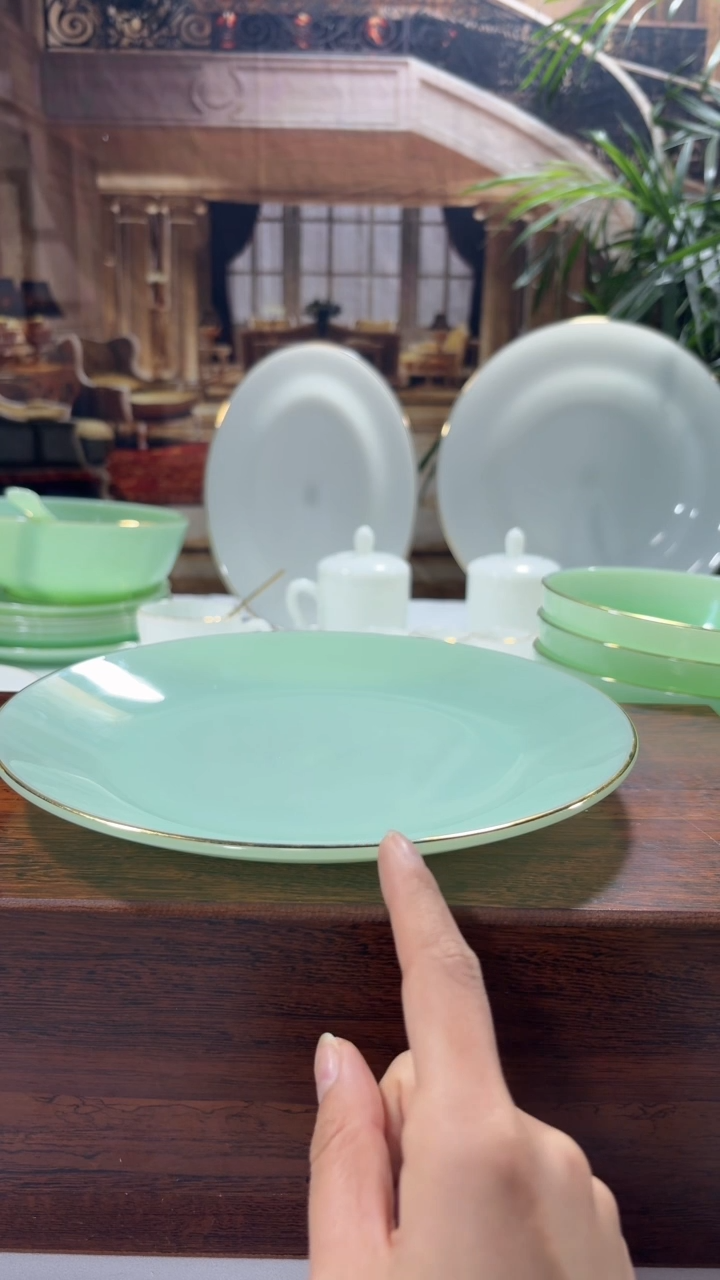 【闪购商品】...9.5英寸玉瓷深盤2个【贝美】