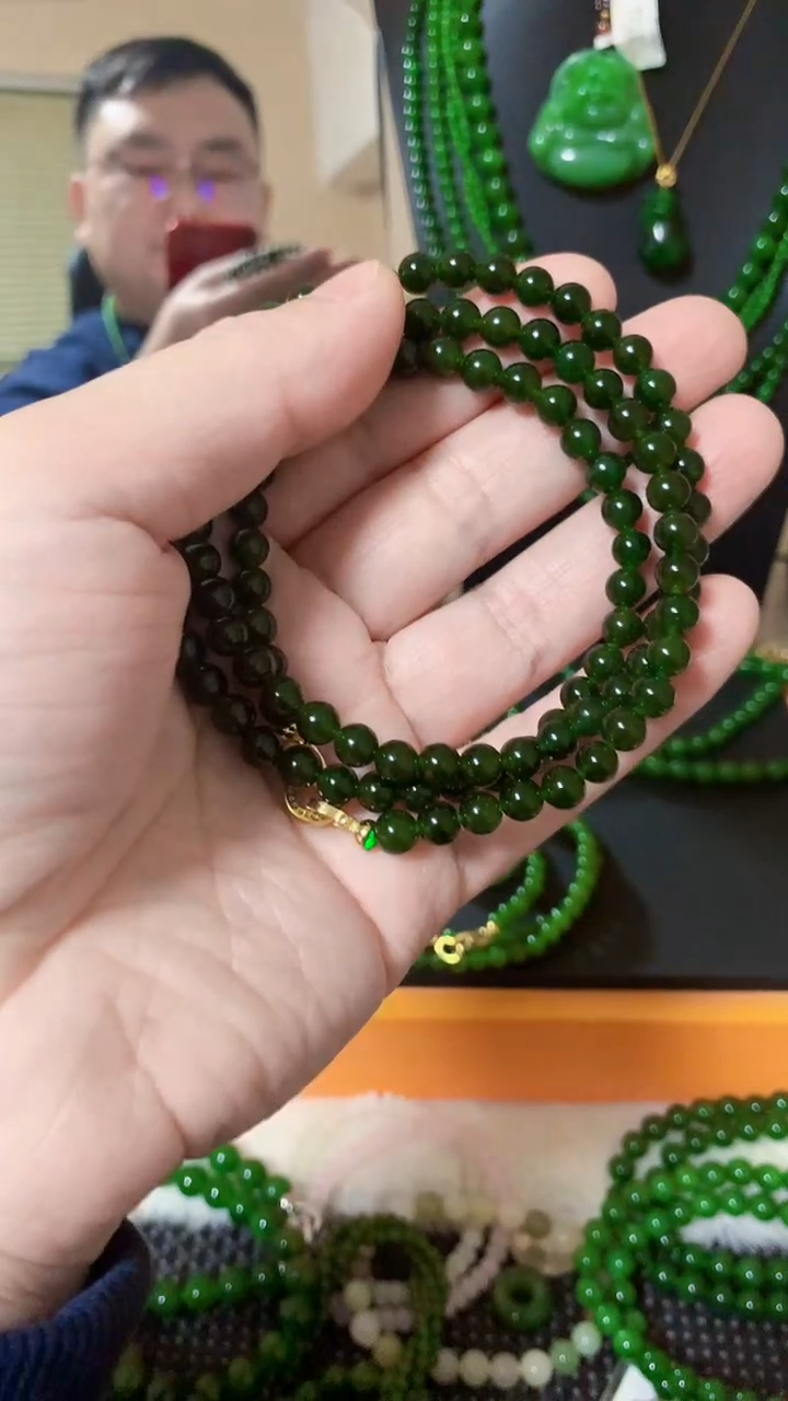 【闪购商品】和田玉（碧玉）项链未镶嵌6