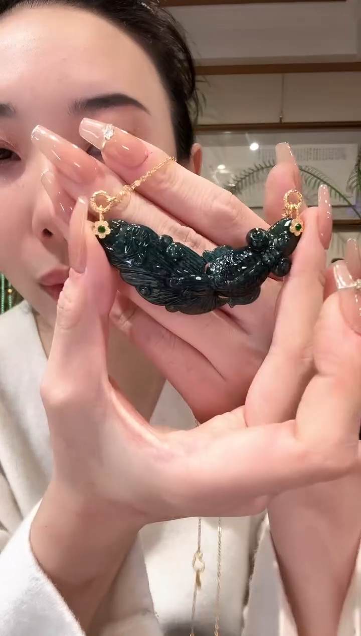 【闪购商品】翡翠颈饰未镶嵌国风