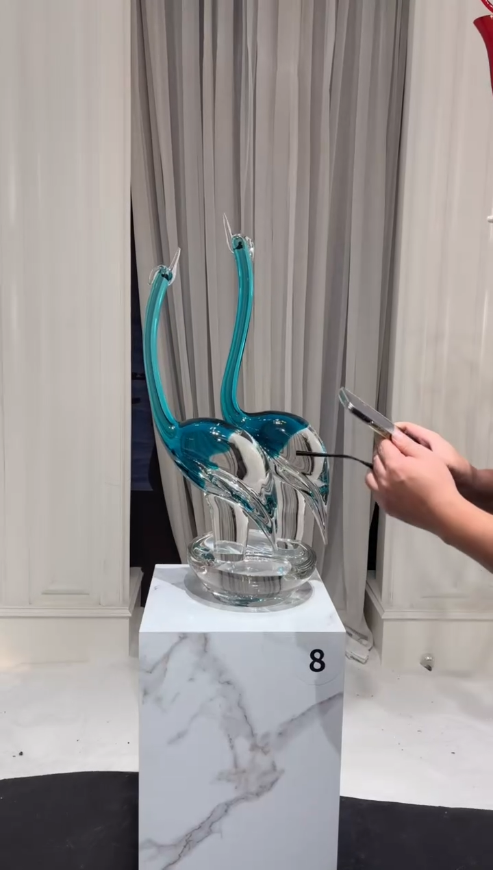 【闪购商品】茶宠大号仙鹤艺术摆件