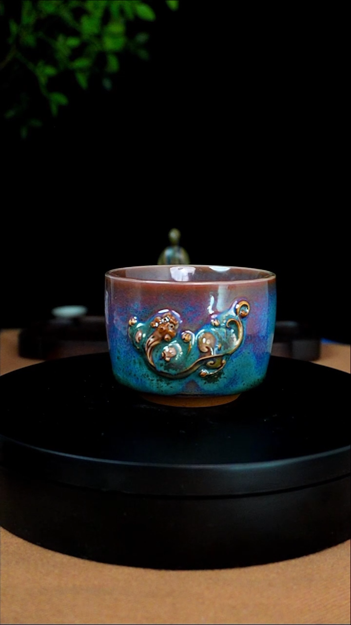 老师款原矿原产地钧瓷茶壶礼盒装