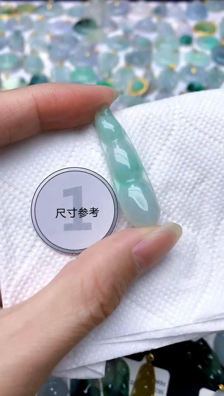 颈饰未镶嵌翡翠天然A货翡翠