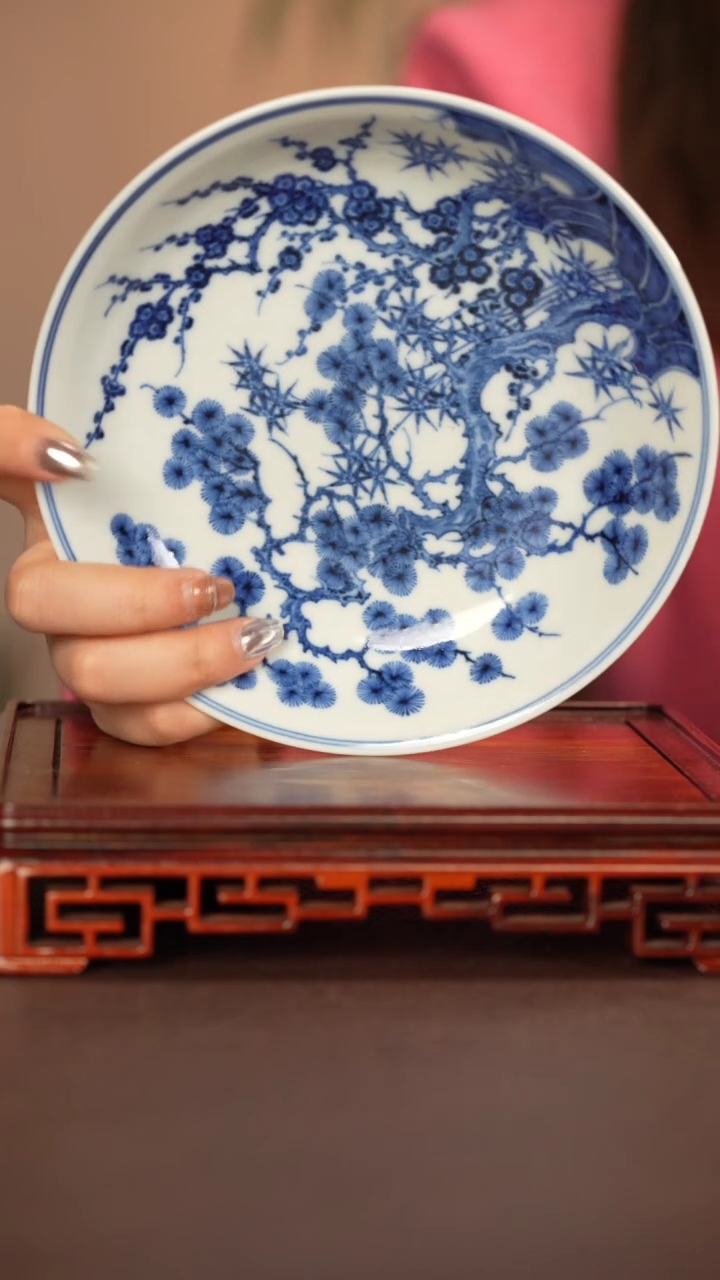 【闪购商品】壶承片云晚古景德镇手工手绘陶瓷