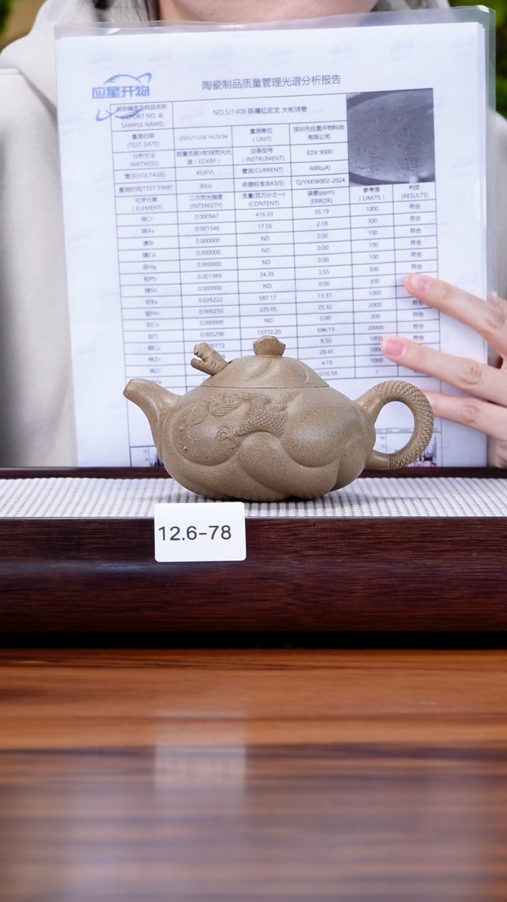 茶壶紫砂12.6-78 本山段 鱼化龙240