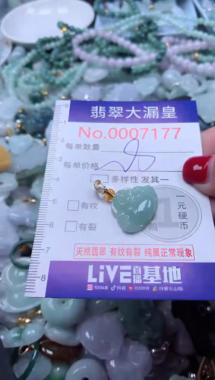 颈饰未镶嵌翡翠7177