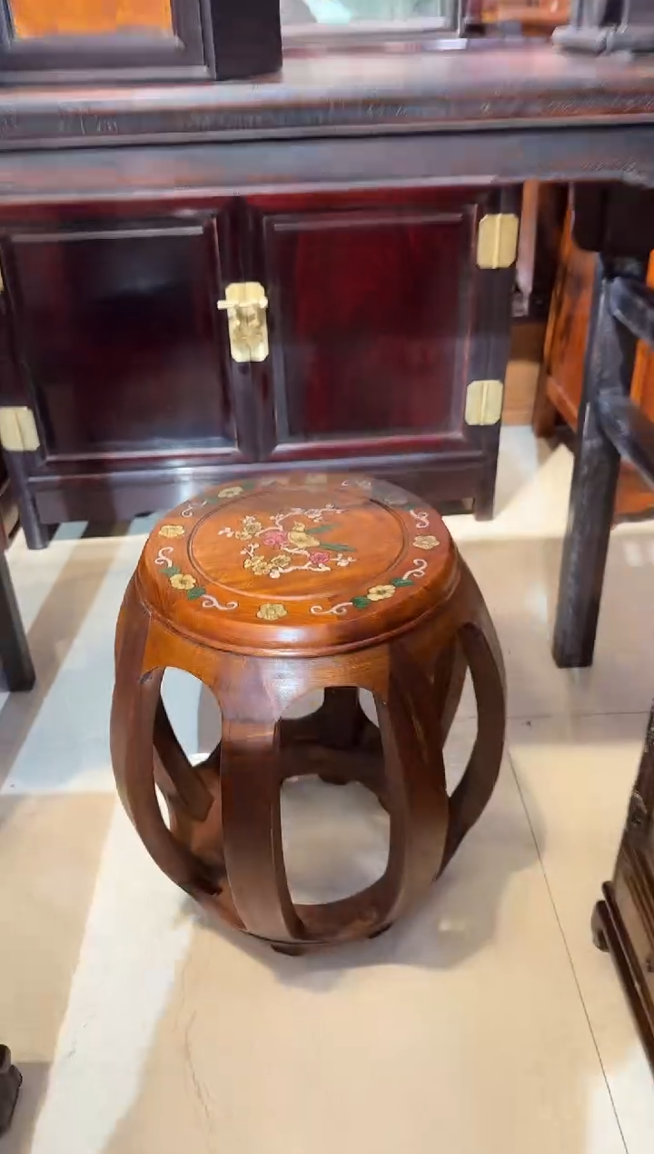 【闪购商品】木木艺喜鹊登梅鼓凳550.888