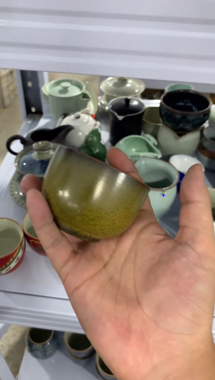 【清！一件不留】汝窑、茶壶盖碗茶杯主人杯微矿点