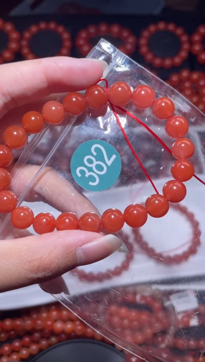 南红玛瑙未镶嵌珠宝奇石382-9+随机多样性/一条